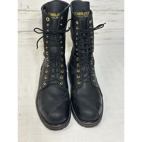 Carolina 1905 Linesman Boot Saefty Toe Vibram Union Made In USA Black Mens 11 2E main image 9